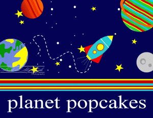 menu card planet popcake