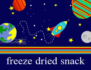 menu freeze-dried snack